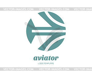 Abstract new logo template for branding and flat - vector clipart / vector image