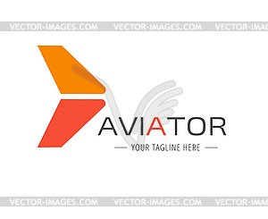 Abstract new logo template for branding and flat - vector image