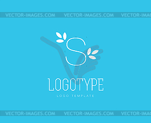 Abstract logo design elements. Arrows, labels, - royalty-free vector image