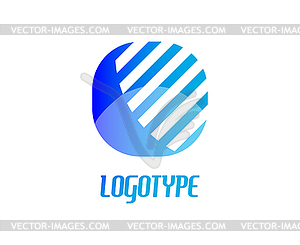 Abstract logo design elements. Arrows, labels, - vector image