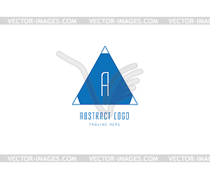 Abstract logo elements. Logotype template, arrows, - vector EPS clipart