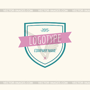 Logo design elements. Vintage retro style. Arrows, - vector image