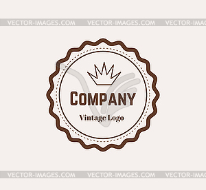 Abstract vintage logo design elements set. Arrows, - vector clip art