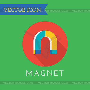 Magnet Icons Set. Shop, money or commerce and mobil - vector clip art