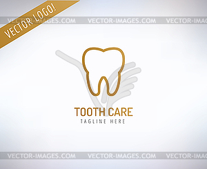 Tooth Icon . Health, Medical or Doctor and Dentist - vector clip art