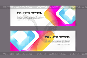 Banner infographic template. Processes - vector clipart