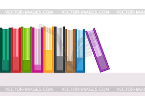 Books logo icons set. Sale background - vector clipart