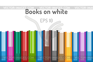 Books logo icons set. Sale background - vector clip art