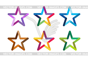 Star logo icon leader boss - vector image