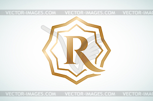 Royal logo template hotel - vector clip art