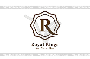 Royal logo template - vector clip art