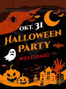 Halloween background - vector clipart