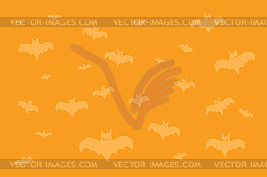 Halloween background seamless pattern - vector image