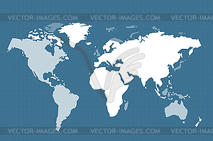 World map globe Earth texture - vector clipart