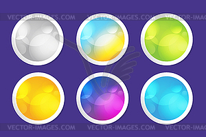 Web banner or buttons infographic template - vector clip art