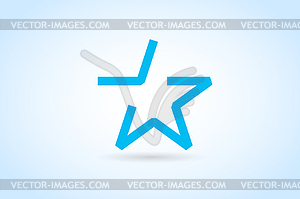 Star logo icon leader boss - vector clipart