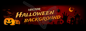 Halloween background - vector clip art