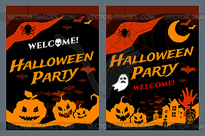 Halloween background - vector clip art