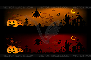 Halloween background - royalty-free vector clipart