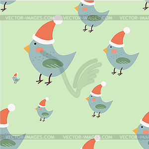 Christmas seamless pattern background - vector clip art