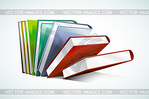 Book 3d - vector clipart