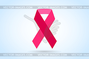 Stop cancer medical poster concept - vector image