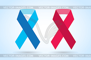 Stop cancer medical poster concept - vector clip art