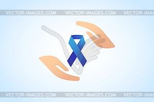 Рак Стоп медицинской плакат концепция - рисунок в векторном формате