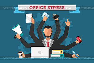 work stress clipart