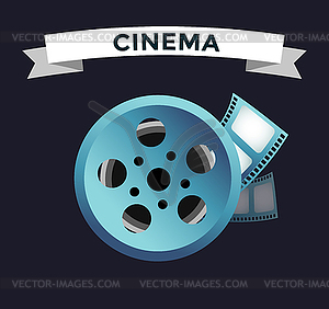 Film cinema technology - vector clipart