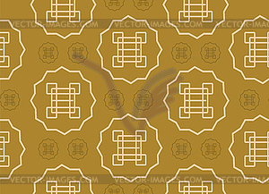 Abstract chinese or asia seamless pattern backgroun - vector clipart