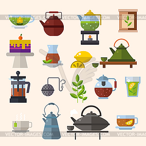 Tea ceremony concept - vector image