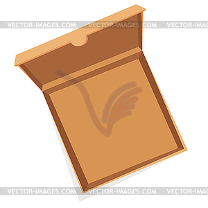 Open pizza box - vector clip art