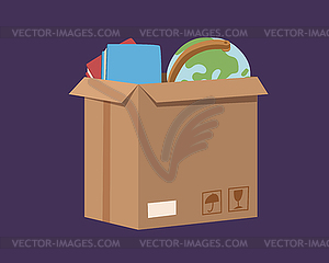 Move service box full - vector image