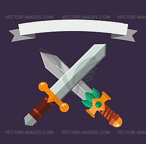 Knifes weapon collection - vector clip art