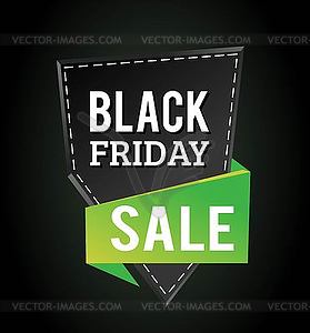 Black Friday sale badges - vector clipart / vector image