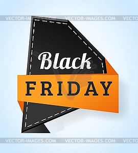 Black Friday sale badges - stock vector clipart