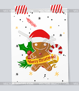 Christmas tree flat icons set - vector clip art