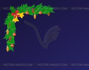 Christmas greeting card - vector clip art