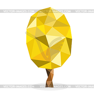 Stylized tree collection - vector clipart