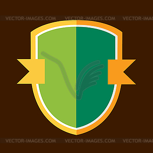 Modern flat design badge icon - vector clipart