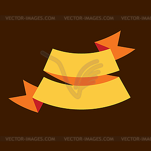 Modern flat design badge icon - vector EPS clipart