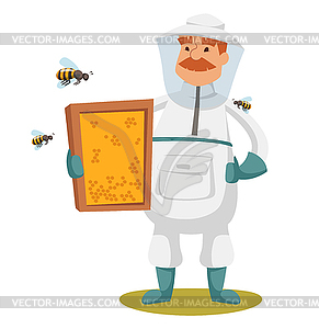 Apiary beekeeper s - vector clipart