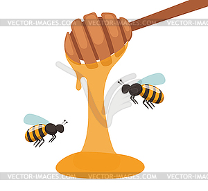 Apiary beekeeper s - color vector clipart