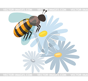 Bee cartoon style s - vector clipart