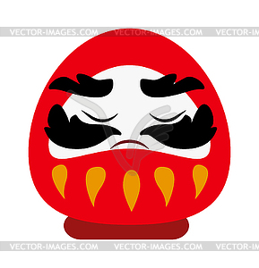 Chinese God of wealth prosperity traditional cartoo - vector image
