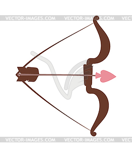 Cupid bow and arrow - vector clip art