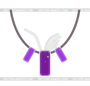 Necklace  - royalty-free vector clipart