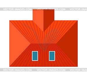 Landscape constructor plan private house - vector image