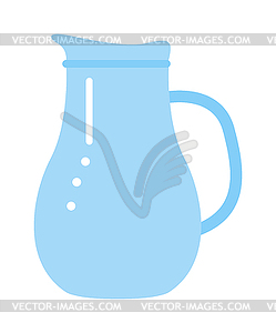 Clay jug - vector image